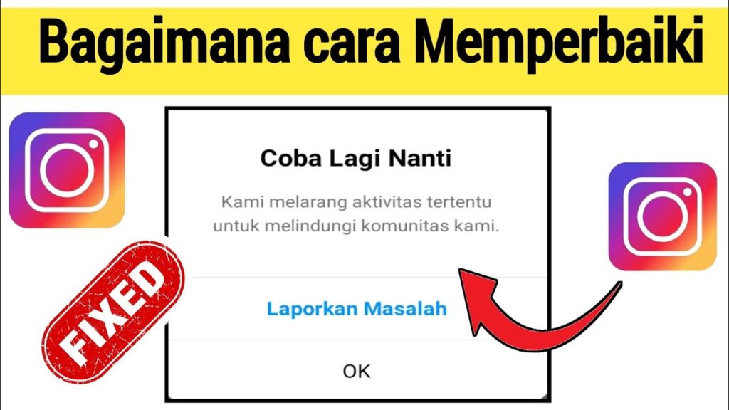 Cara Mengatasi Kami Membatasi Aktivitas Tertentu di Instagram